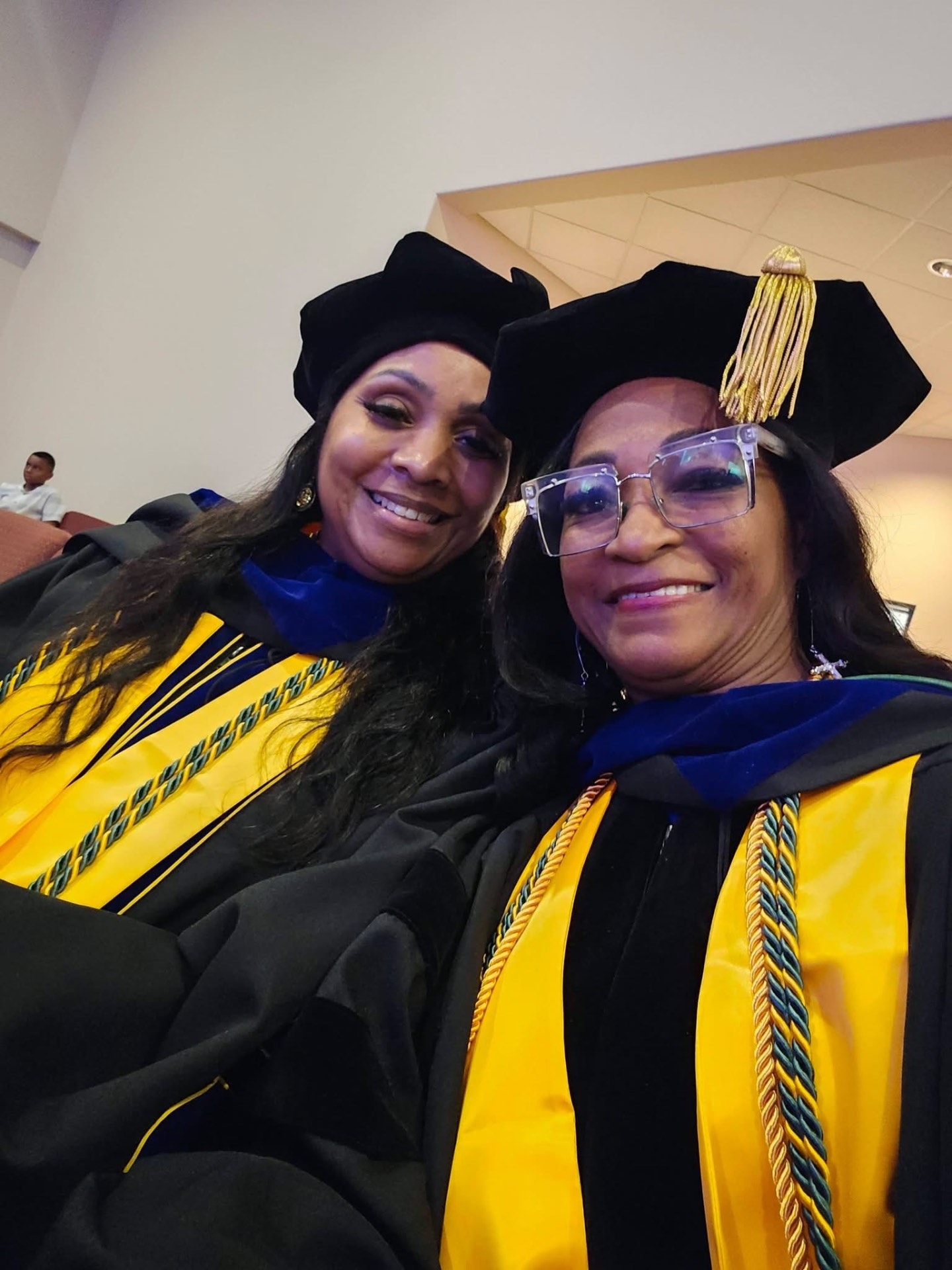 Dr. Shantal Taylor at her honorary doctorate commencement